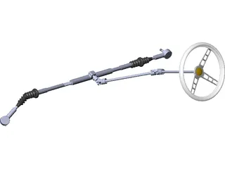 Steering Assembly 3D Model preview