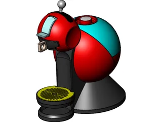Dolce Gusto Coffee Machine 3D Model preview