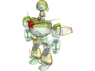 Keroro Robo Mk-II 3D Model preview
