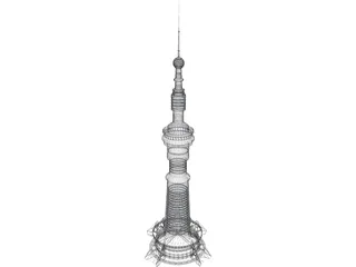Skyscraper 3D Model preview