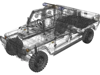 Jeep Agrale SUV 3D Model preview