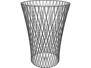 Trash Can 3D Model preview