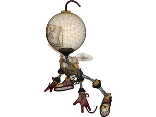 Bomba 3D Model preview
