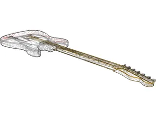 Guitar Electric 3D Model preview