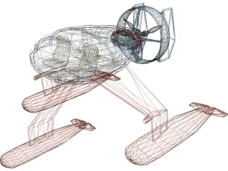Water Bug 3D Model preview