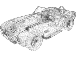 Shelby Cobra (1966) 3D Model preview
