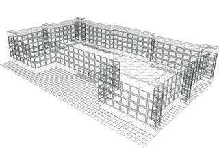 Postal Complex 3D Model preview