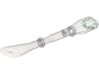 Staff Of Earth and Stone 3D Model preview