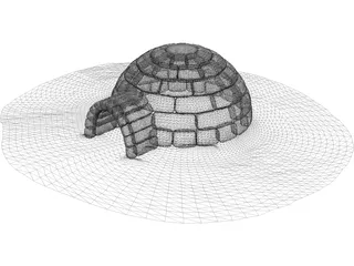Igloo 3D Model preview