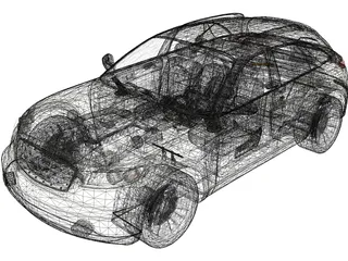 Infiniti FX45 3D Model preview