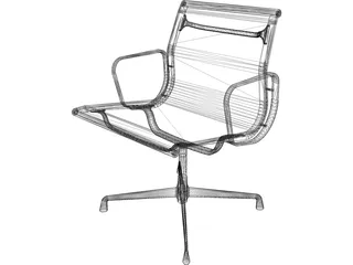 Eames Aluminum Group 3D Model preview