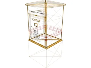 Post Box 3D Model preview