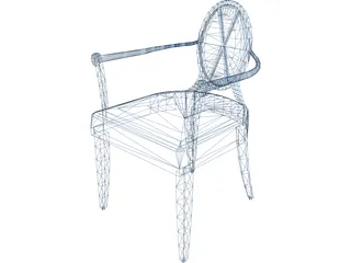 Chair Barbara Berry 3D Model preview