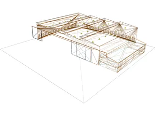 Aircraft Facility 3D Model preview