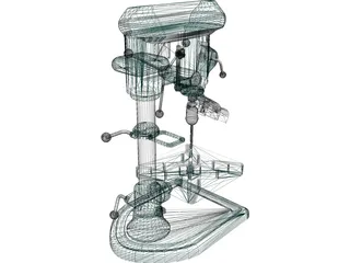 Drilling Machine 3D Model preview