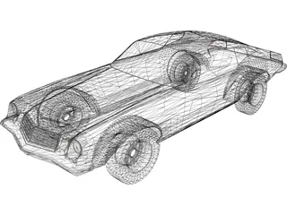Pontiac Firebird 3D Model preview