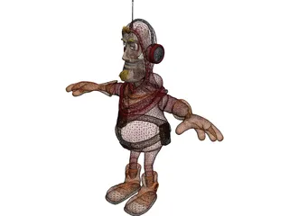 Jack Napalm 3D Model preview