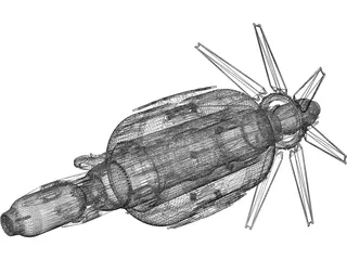 Satellite 3D Model preview