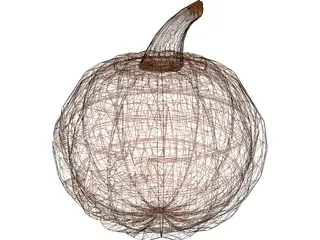 Jack-o-Lantern 3D Model preview