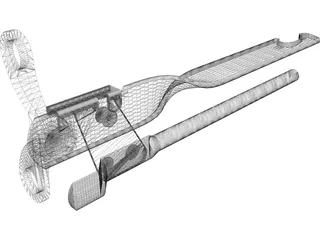 Can Opener 3D Model preview