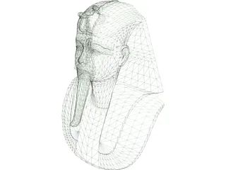Tut Mask 3D Model preview