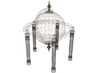 Mappemonde (1900) 3D Model preview