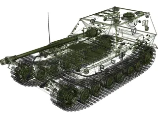 SAU Ferdinand 3D Model preview