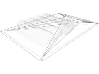 Battery Blister Pack 3D Model preview