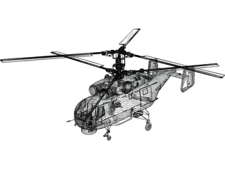 Kamov Ka-27M Helix 3D Model preview