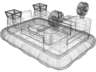 Hovercraft 3D Model preview