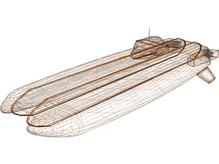 Future Submarine 3D Model preview
