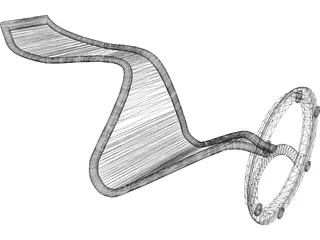 Chair Cappellini 3D Model preview