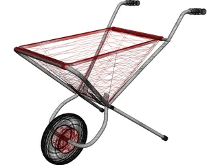 Wheelbarrow 3D Model preview
