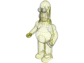 Simpsons Homer 3D Model preview