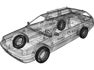 Renault 21 Nevada 3D Model preview
