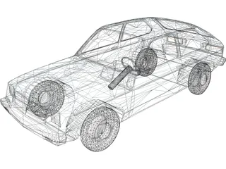 Chevrolet Chevette (1977) 3D Model preview
