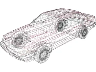 Mazda 929 (1988) 3D Model preview
