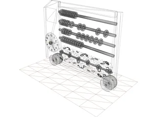 Abacus 3D Model preview