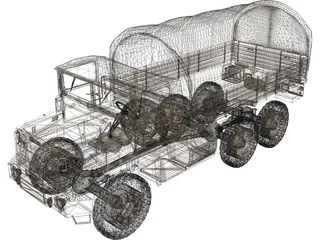 Berliet GBC 3D Model preview