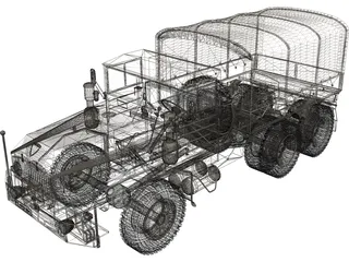 Faun L912 3D Model preview