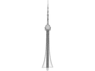 Tower CN Toronto 3D Model preview