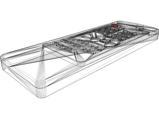 Remote Control Infrared 3D Model preview