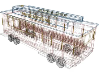 Streetcar San Francisco 3D Model preview