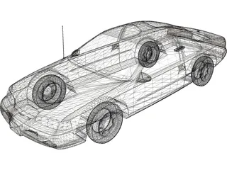 Ford Thunderbird (1996) 3D Model preview