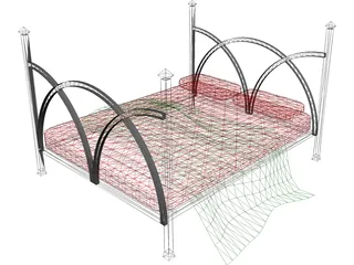 Bed 3D Model preview