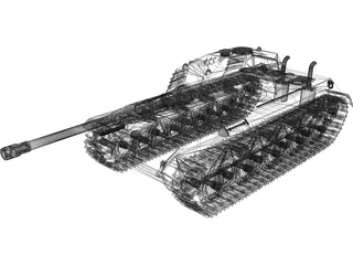 Panther PzKw V 3D Model preview