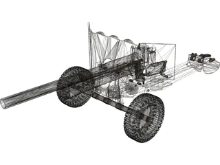 Canon 6 lb M-1 3D Model preview