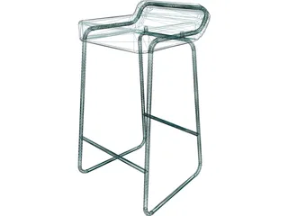 Stool 3D Model preview