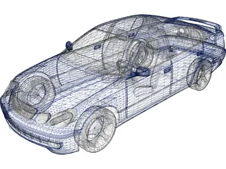 Toyota Aristo 3D Model preview