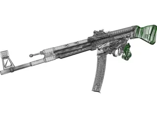 Sturmgewehr 44 3D Model preview